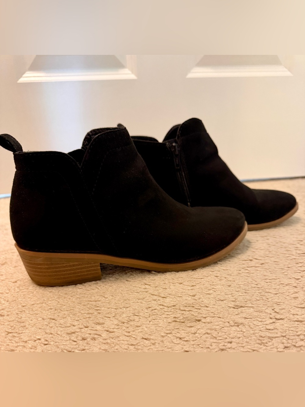 Time and Tru | Women’s Ankle Booties | Black | Size 8